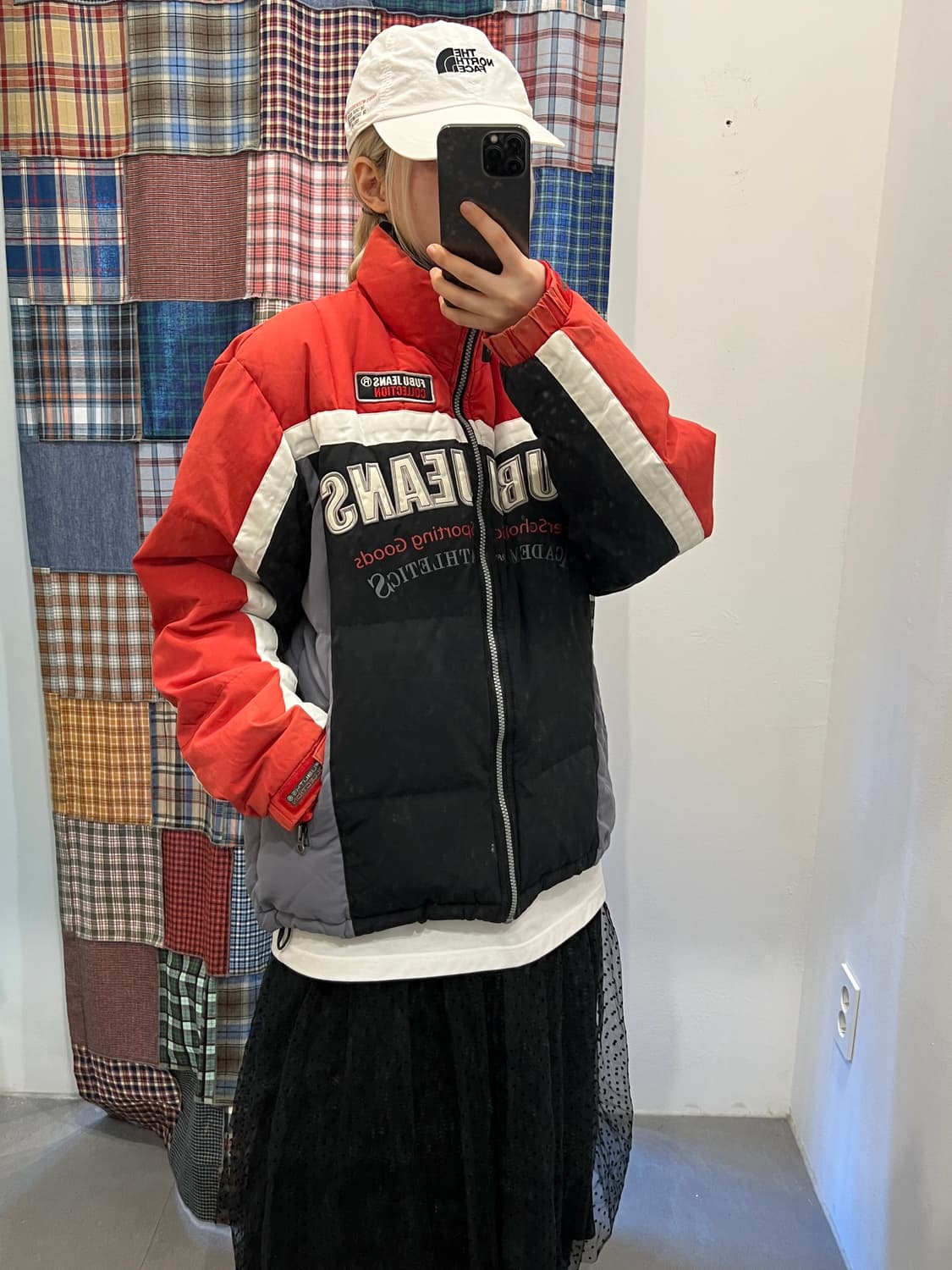 푸부 진스 레이싱 퀄팅 패딩 상품이미지4