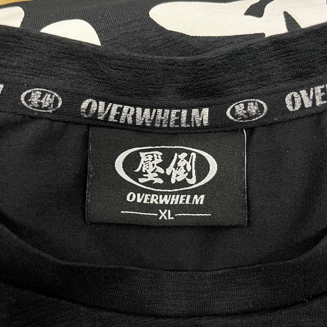 [정품/XL] 압도 로고 반팔 티셔츠 블랙 b14 상품이미지4