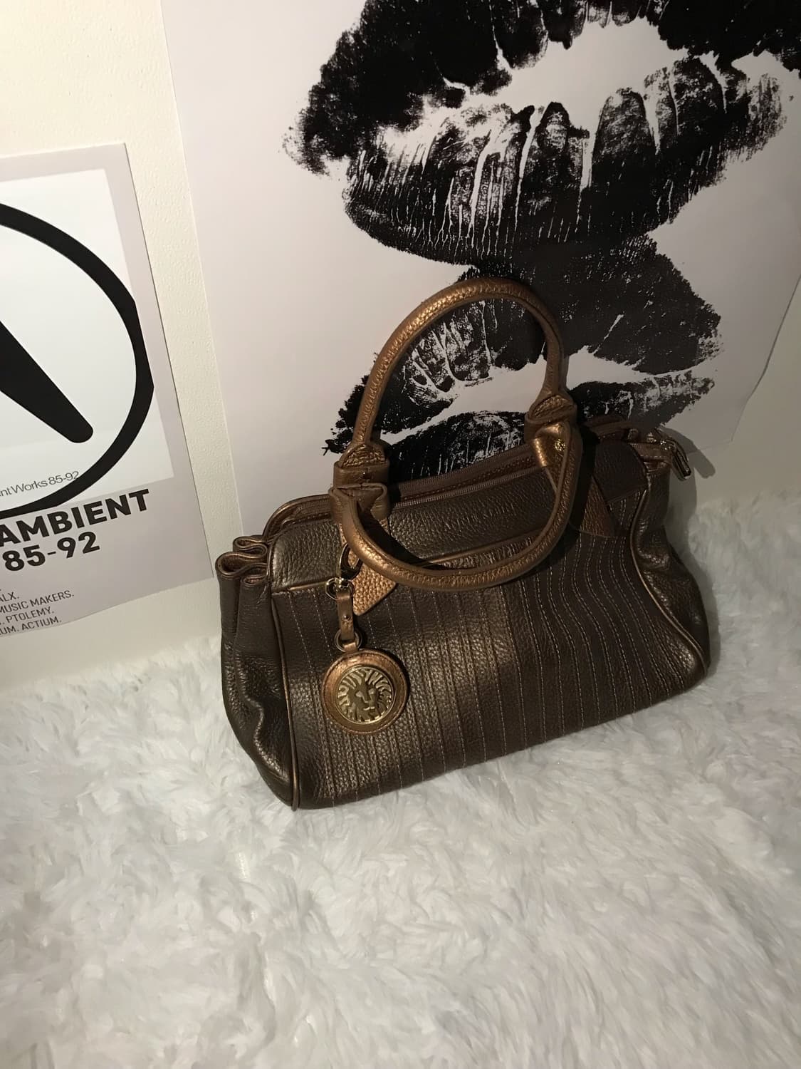 anni klein brown vintage bag 상품이미지1