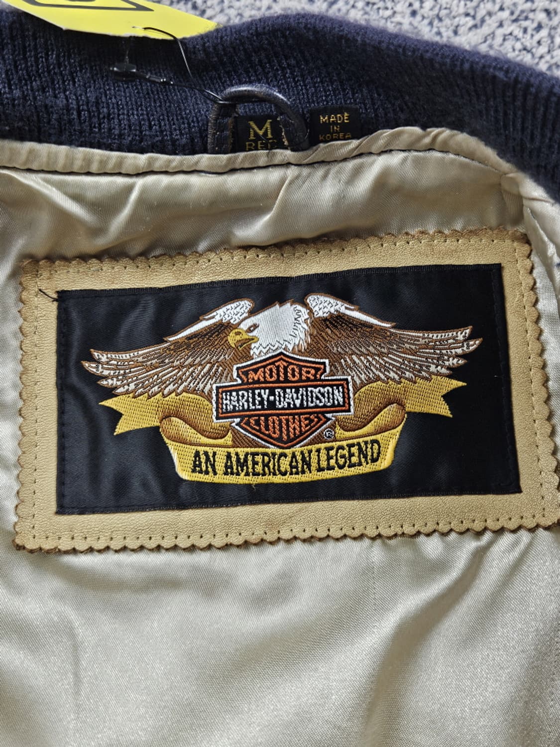 할리데이비슨 그랜드 내셔널 챔피언 배색 가죽 자켓 ( M )/ 10017 상품이미지8