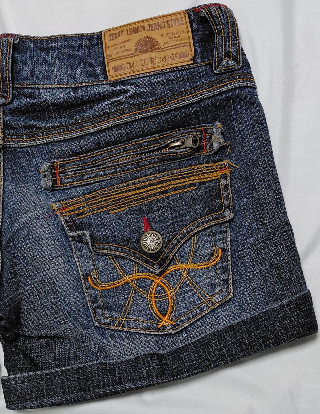Jessy Logan 빈티지 자수 데님 숏팬츠 (27-28추천) 상품이미지8