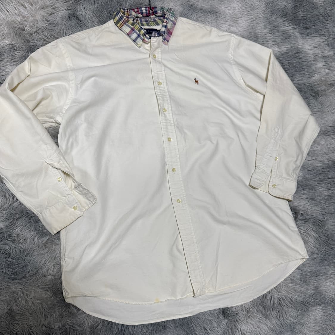 폴로랄프로렌 화이트 셔츠 XL사이즈 상품이미지3