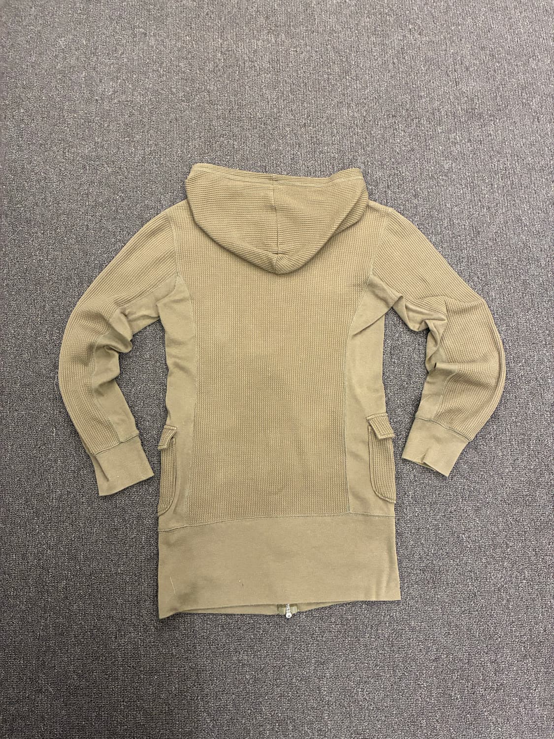 L)BLUE STRIVE 빈티지 여성 와플 니트 후드 집업 상품이미지8