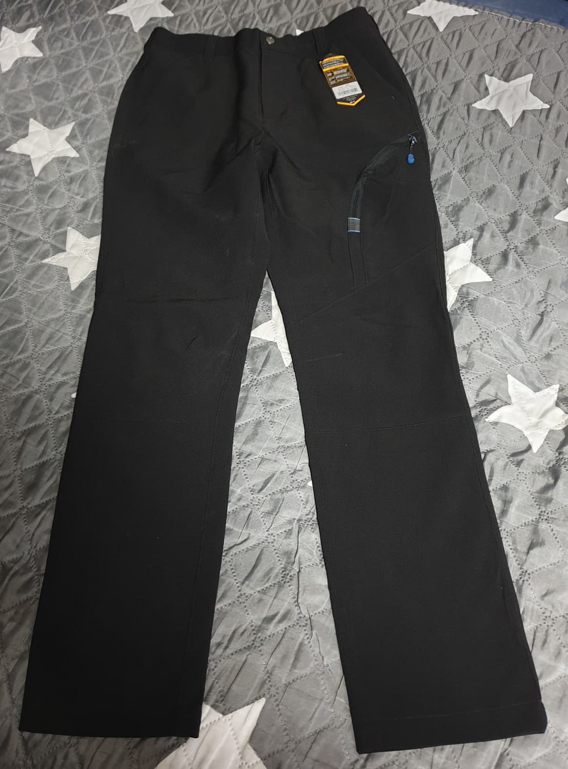 (새상품) 윌비 워크웨어 스판 작업용 등산용 팬츠 블랙 (32) 상품이미지1