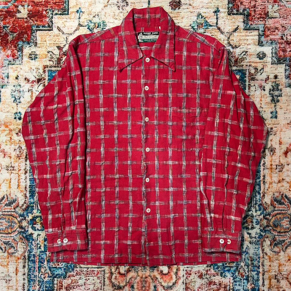 [XL] 토요 엔터프라이즈 슈가케인 플란넬 셔츠 상품이미지1