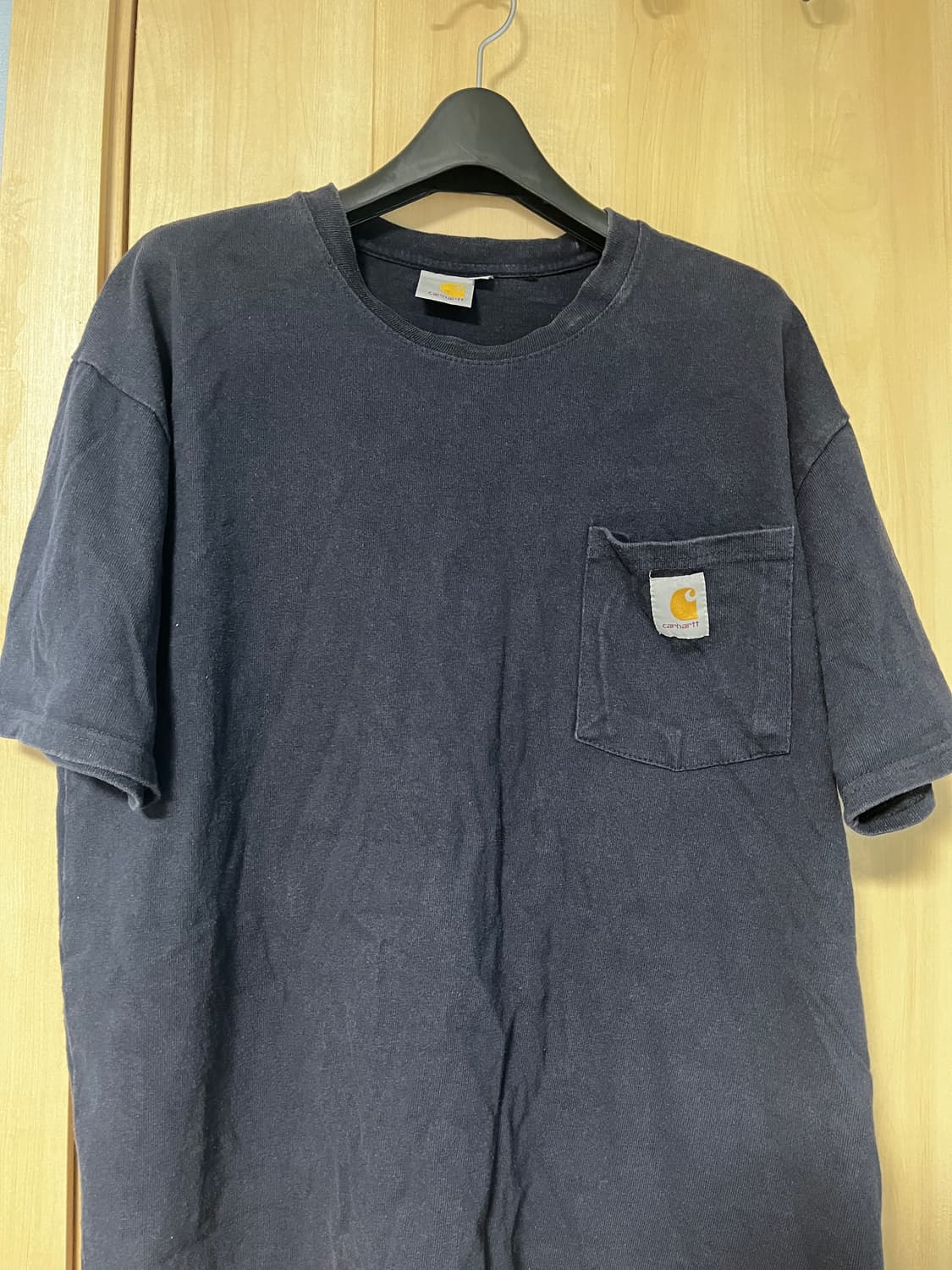 칼하트 포켓 반팔티 네이비 상품이미지2