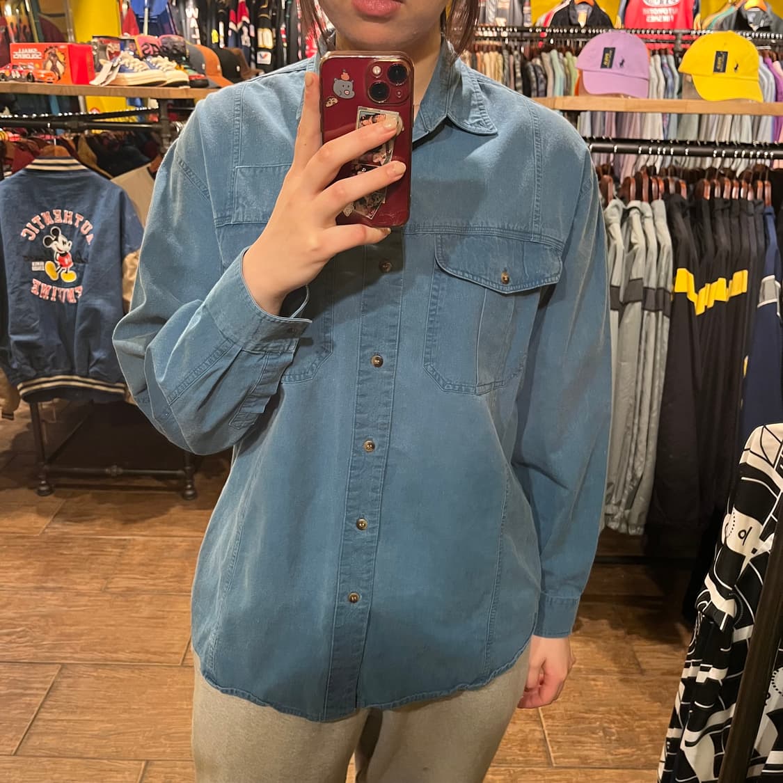 [HI]칼하트 블루 셔츠 상품이미지2