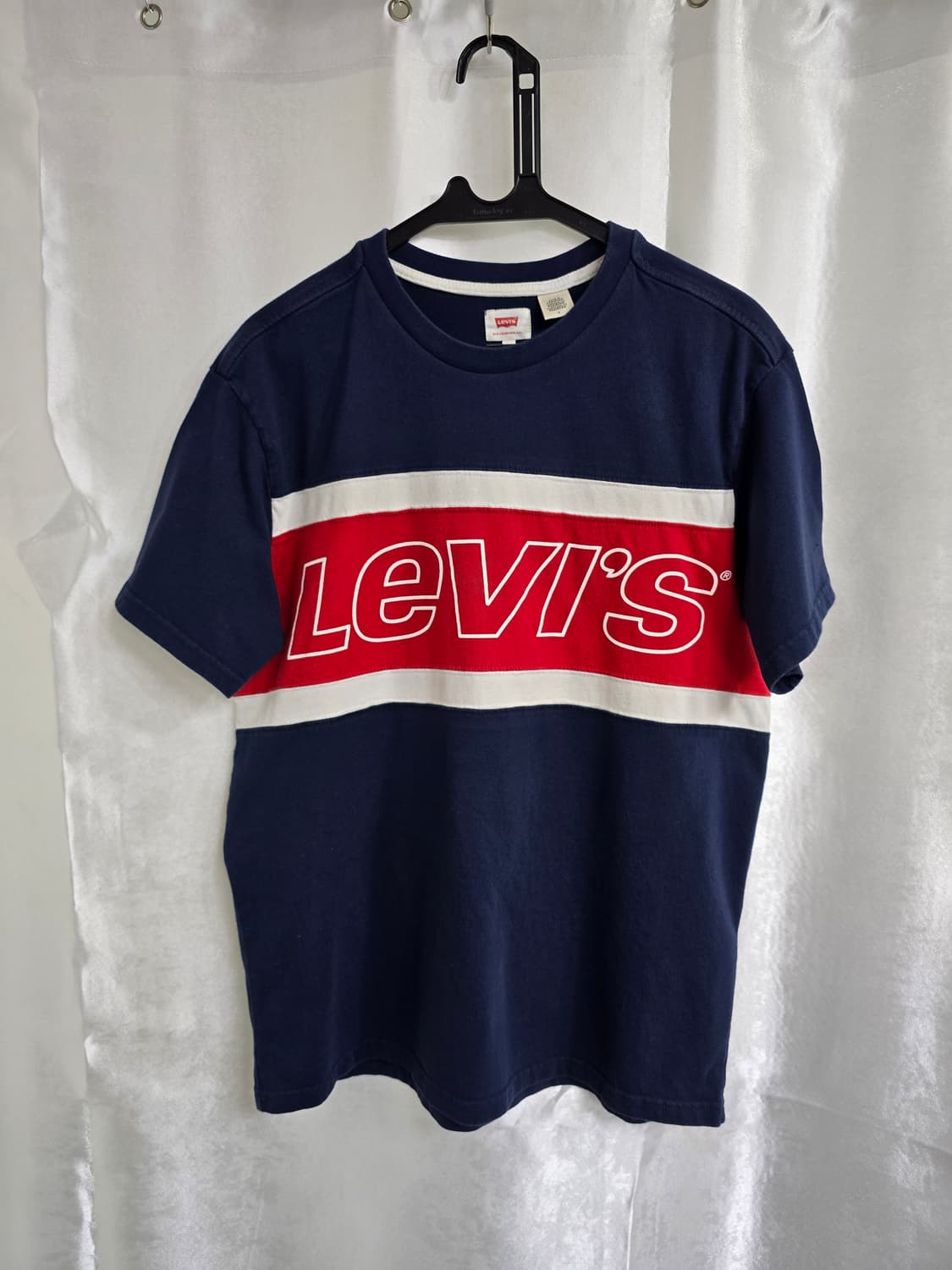 리바이스 네이비/레드 반팔 티셔츠 (1986) 상품이미지1