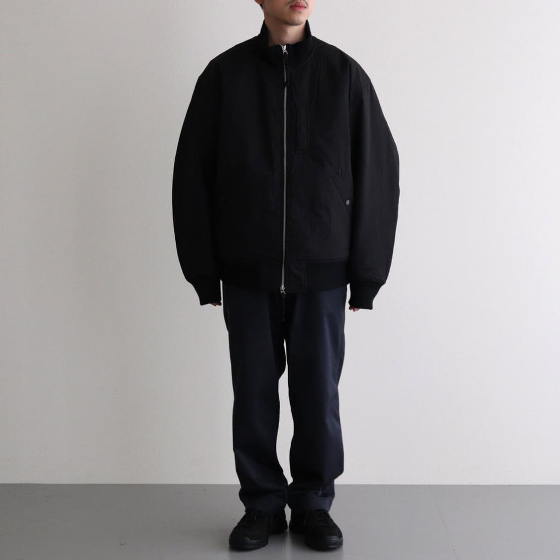 [L][105] 나나미카 인슐레이션 바시티 자켓 블랙  상품이미지10