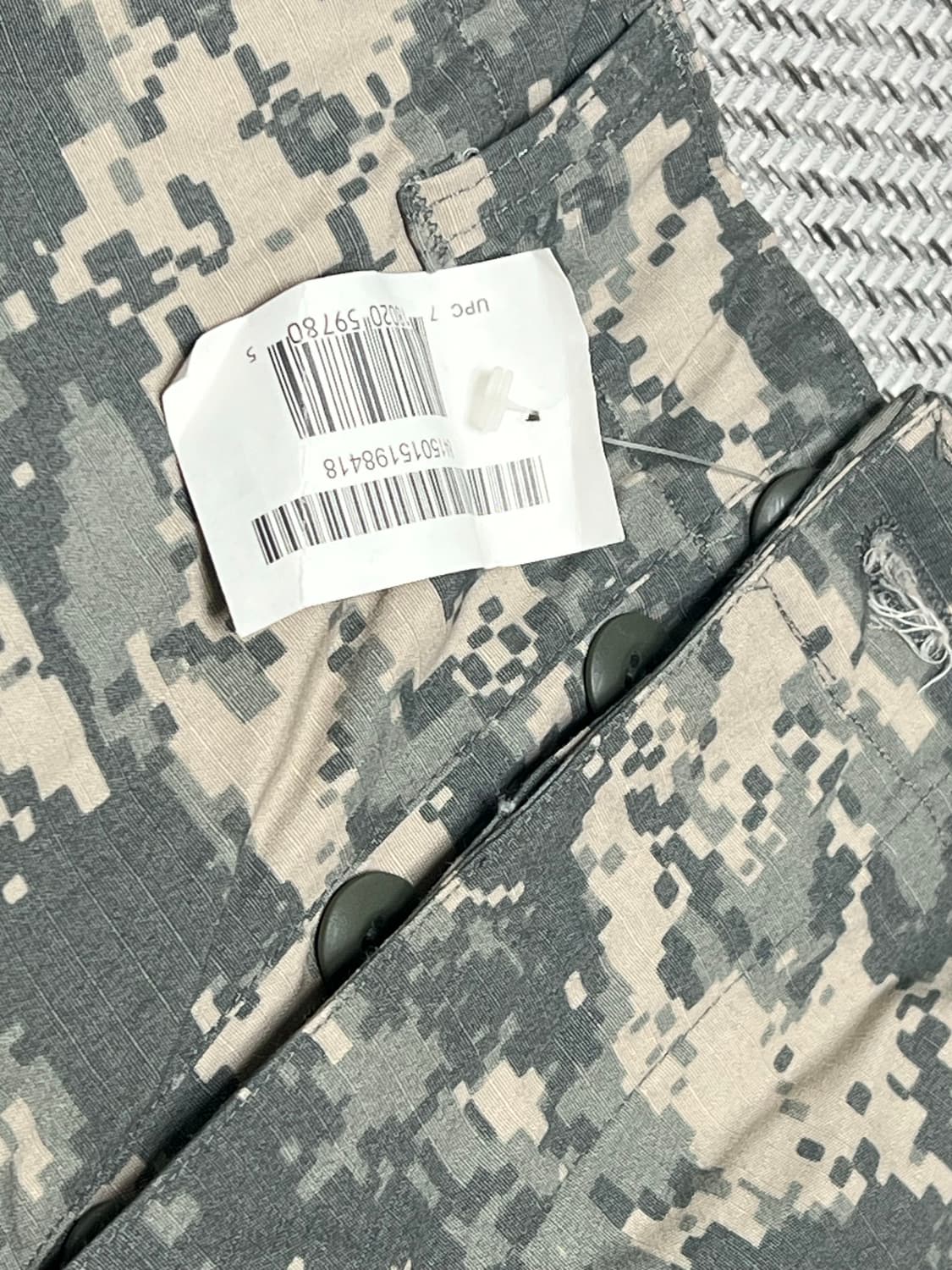 US Army 구형 ACU 전투복 상하의 세트 S-L 스몰롱 상품이미지7