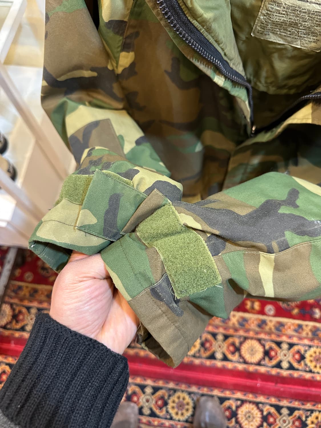 미군 1세대 ECWCS 우드랜드 고어텍스 파카 상품이미지6