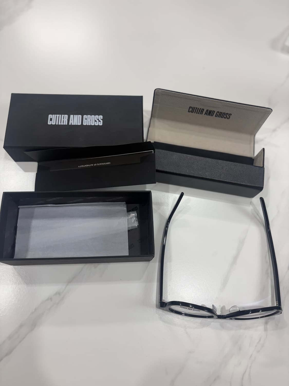 커틀러앤그로스 0822 블랙 55 사이즈 안경 상품이미지1