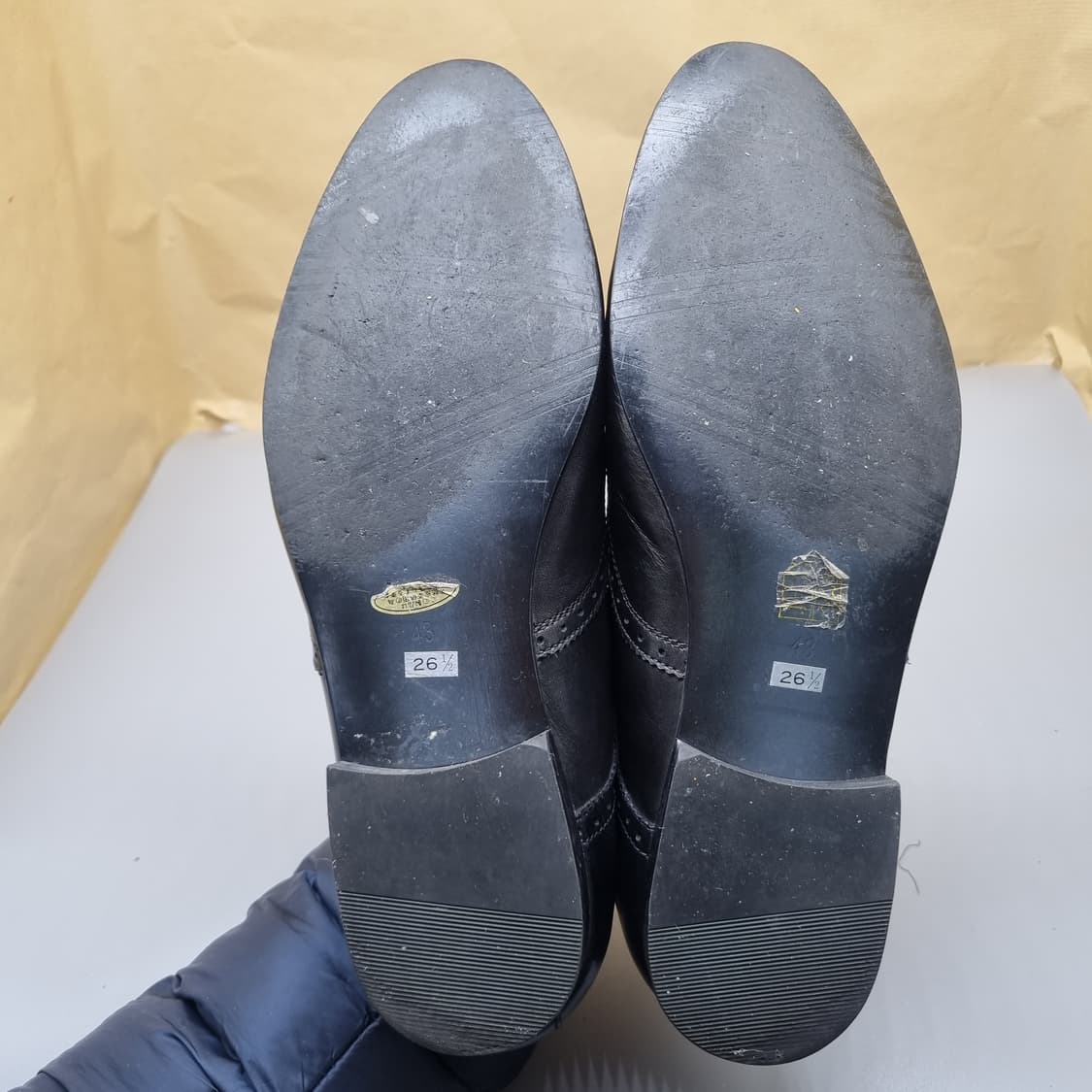 댄베리 남성윙팁구두 실사이즈275 상품이미지3
