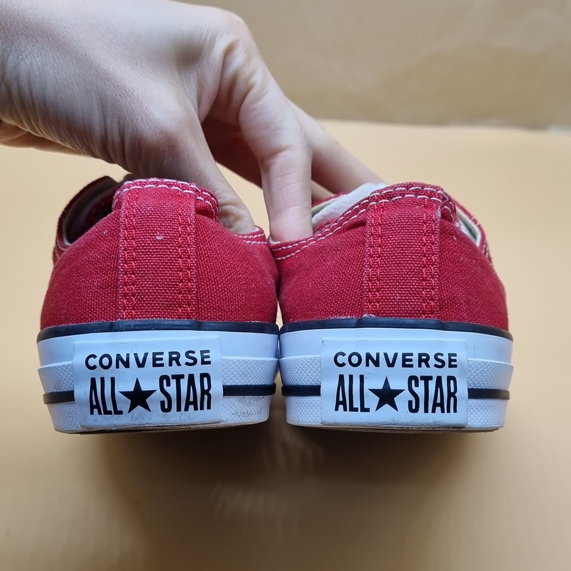 컨버스 올스타 레드 스니커즈 225 상품이미지4