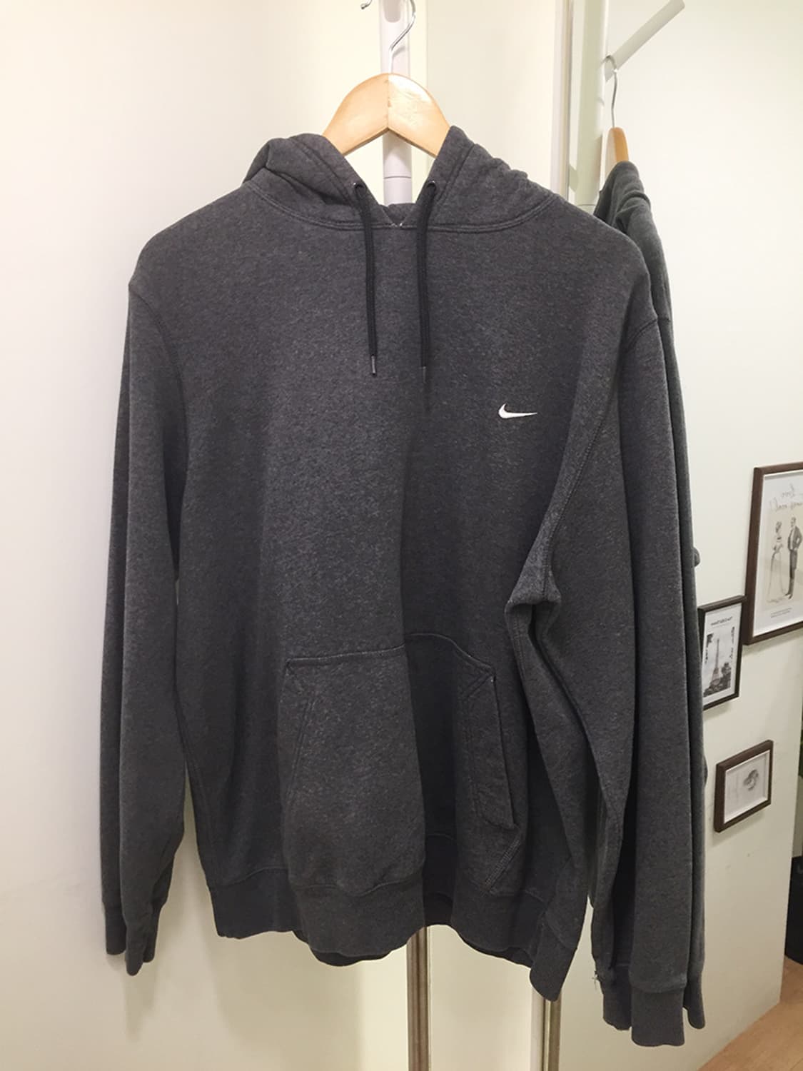 공용 나이키 기모 후드티 100 상품이미지3