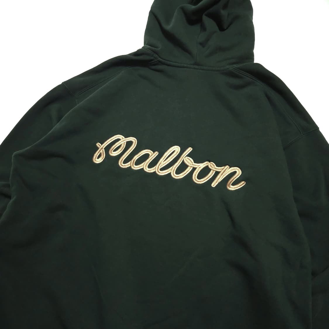말본 Malbon 버킷 쿠퍼 브러쉬드 후드 티셔츠 그린 상품이미지3