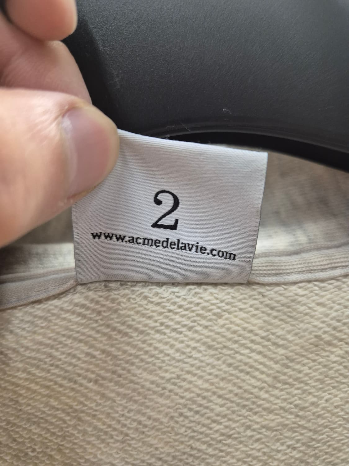 아크메드라비 하프집업 맨투맨 2사이즈 상품이미지5