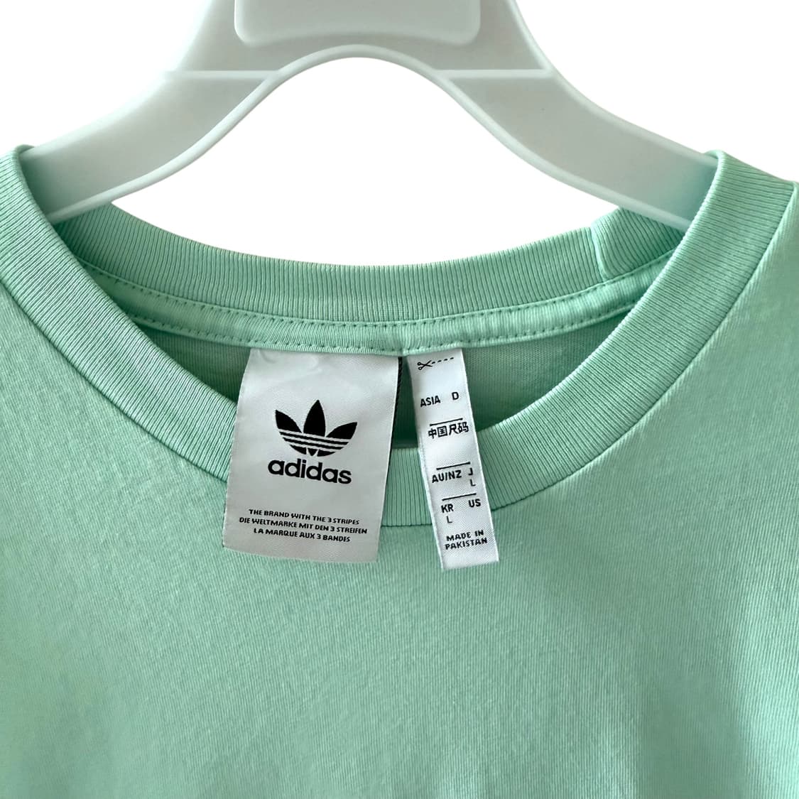 [L] 아디다스 피스타치오 반팔티셔츠 상품이미지5