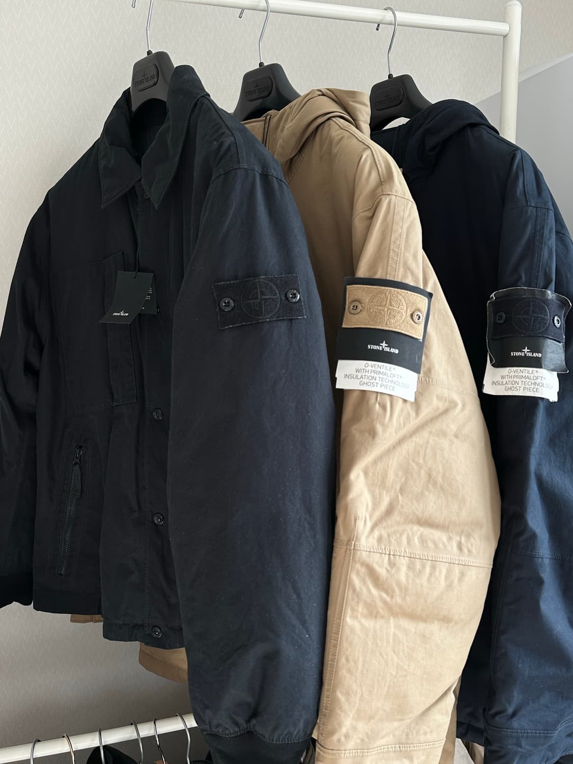 스톤아일랜드 고스트피스 O-ventile 다운 패딩 L(105) 블랙 상품이미지6