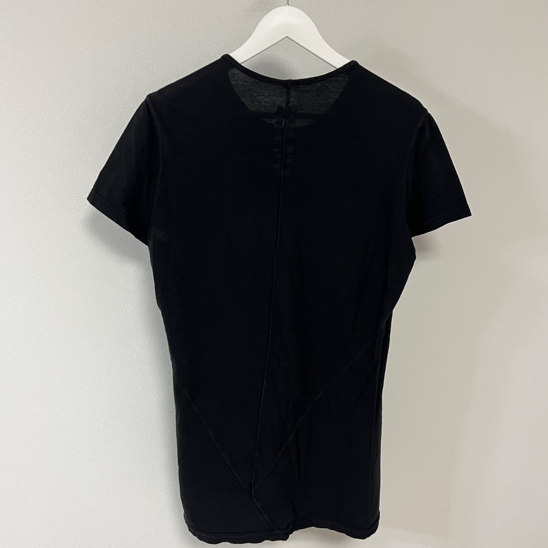 릭오웬스 14FW 다크쉐도우 우븐 티셔츠 블랙 상품이미지4