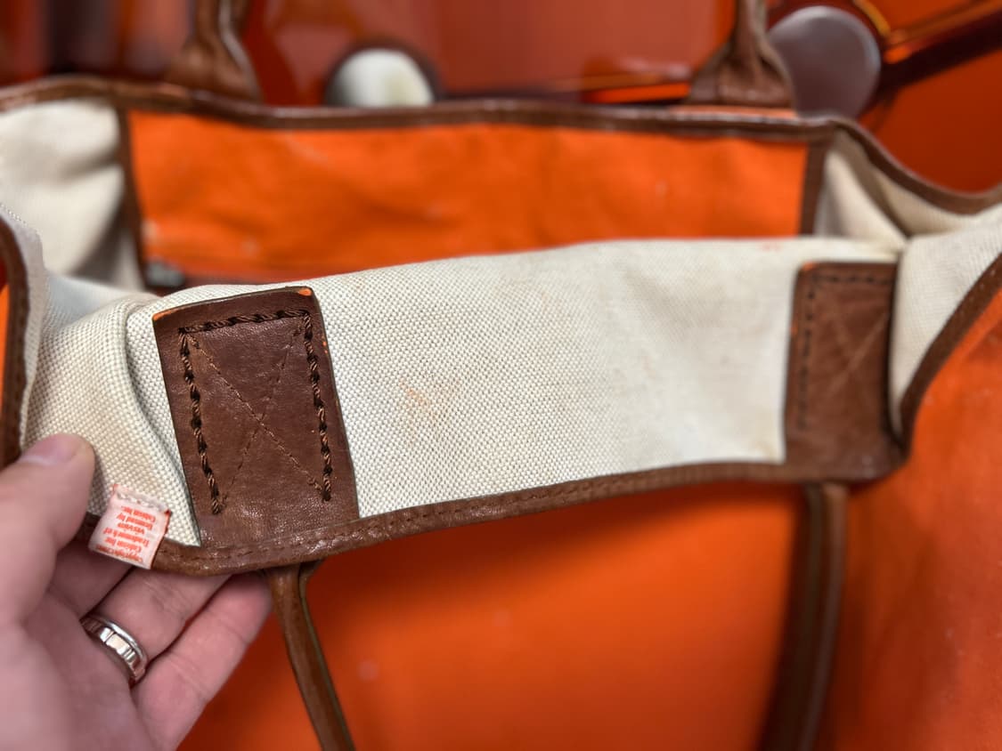 VISVIM 올드비즈빔 오렌지 호머 캔버스 토트백 상품이미지6