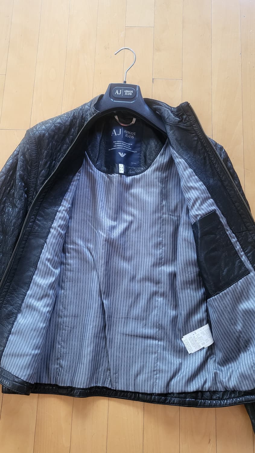 알마니퀄팅리얼가죽자켓Sㅡ신품동일ㅡ해운대 상품이미지6