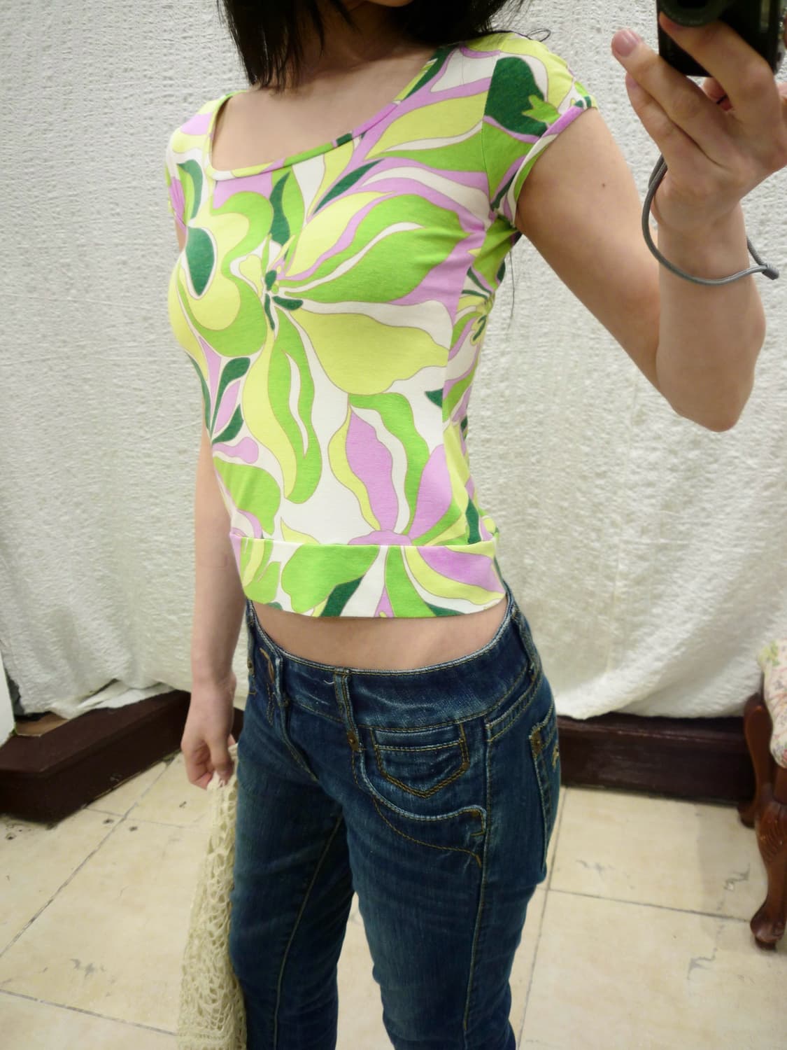 Nature pattern top 상품이미지1