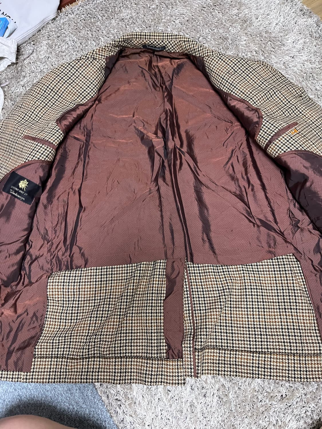 일본 고급백화점 타카시마야 하운드투스 코트 사이즈 105~110 상품이미지5