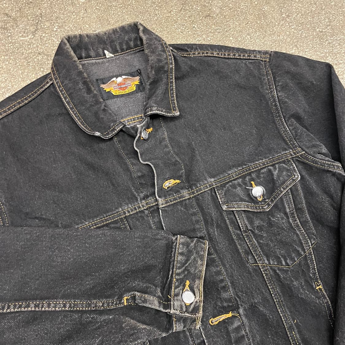 90s 할리데이비슨 데님 자켓 (105) 상품이미지4