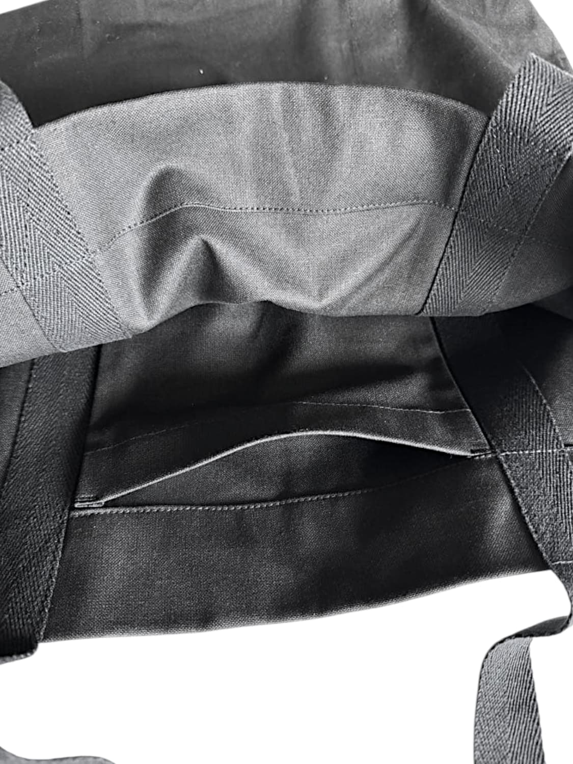 요지 야마모토 레터링 코튼 토트백 상품이미지4