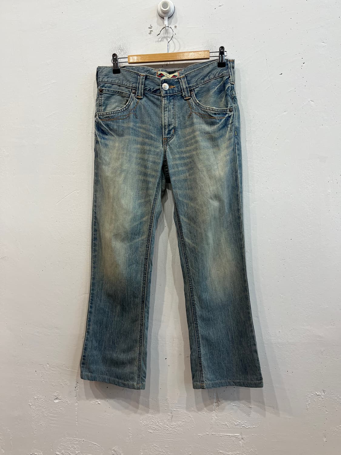 Edwin 에드윈 재팬 오렌지탭 웨스턴 세미 부츠컷 데님팬츠 상품이미지3