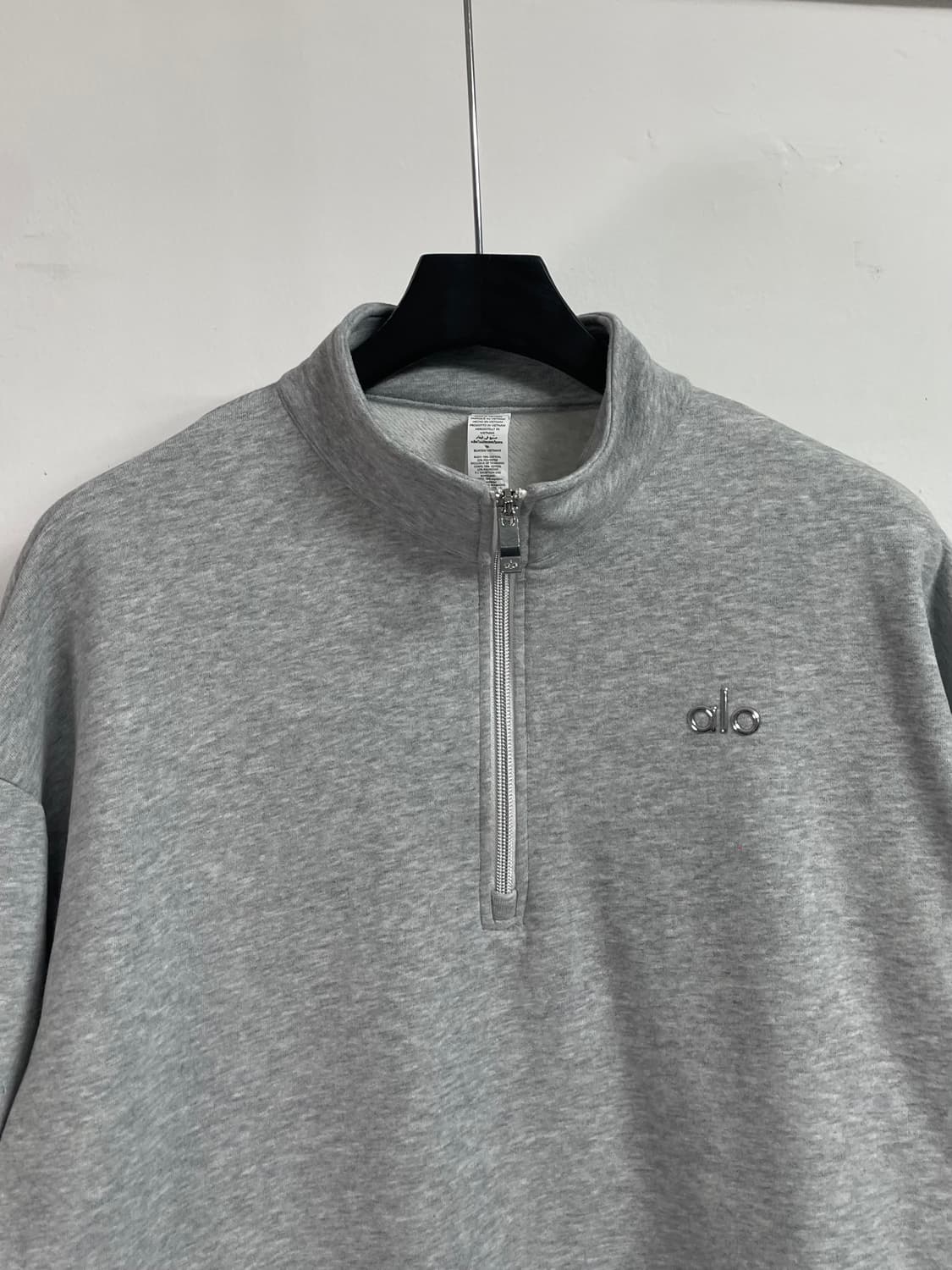 ALO 알로 반집업 그레이 맨투맨 (on.441) 상품이미지2