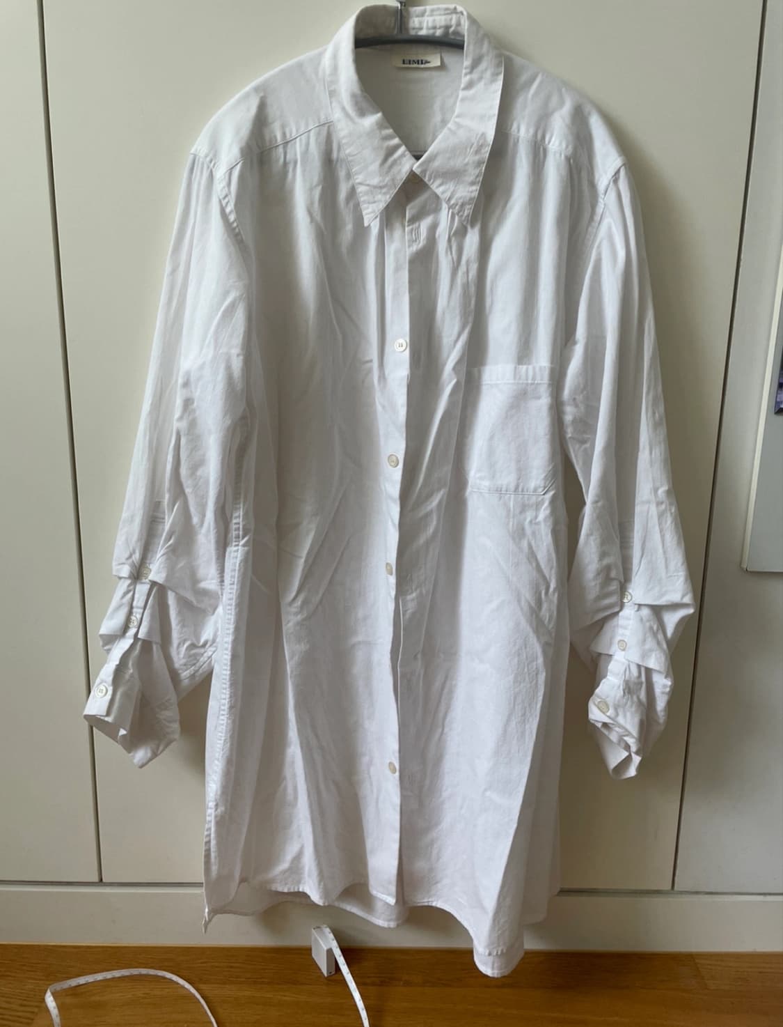 Limi feu white long shirt 상품이미지1
