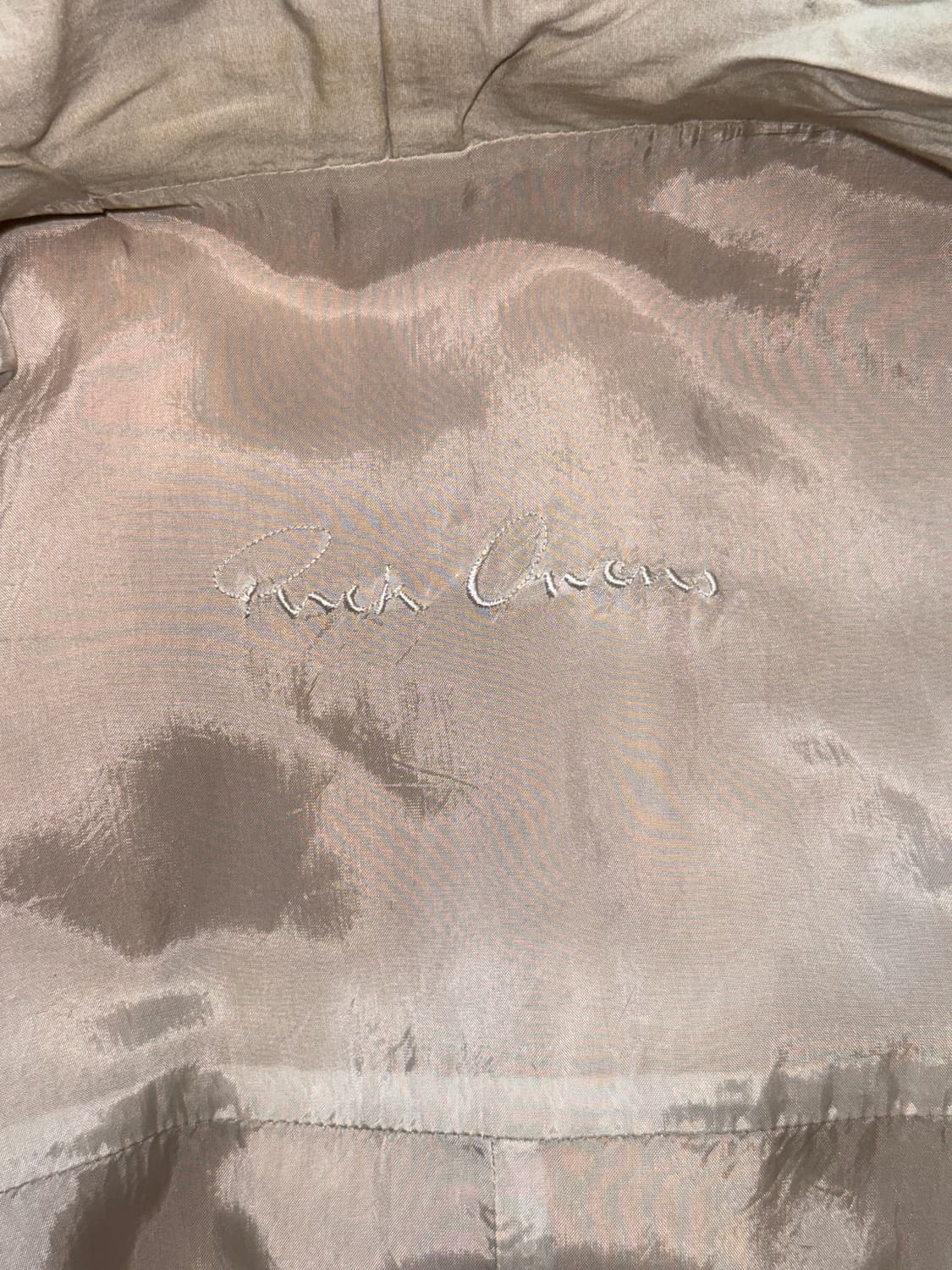 Rick Owens lamb skin high neck vest 상품이미지7