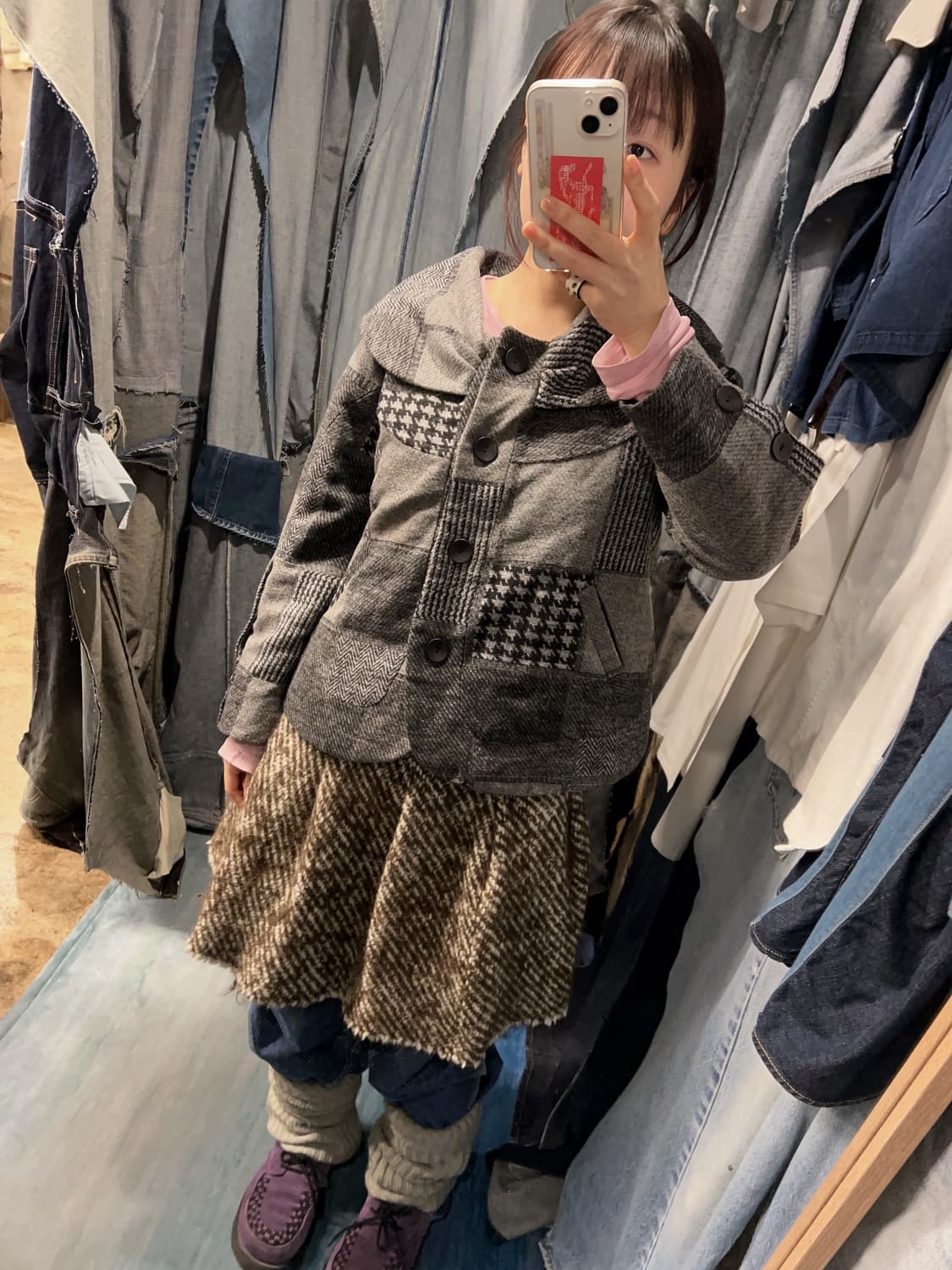 44-66 ) Khaki koji Shawl Collor Jacket 상품이미지3