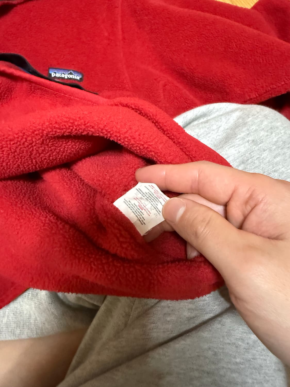 빈티지 파타고니아 신칠라 레드M 상품이미지8