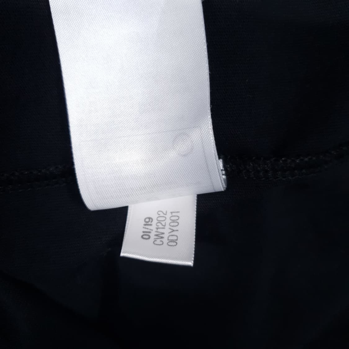 S (90) 아디다스 유로파 파이어버드 로고 삼선 링거티 반팔티 블랙 상품이미지9