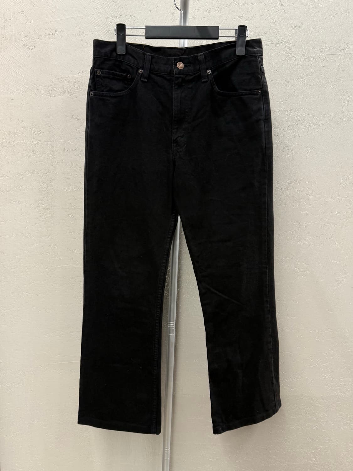 LEVI’S 리바이스 517 블랙 데님 팬츠 33 상품이미지2