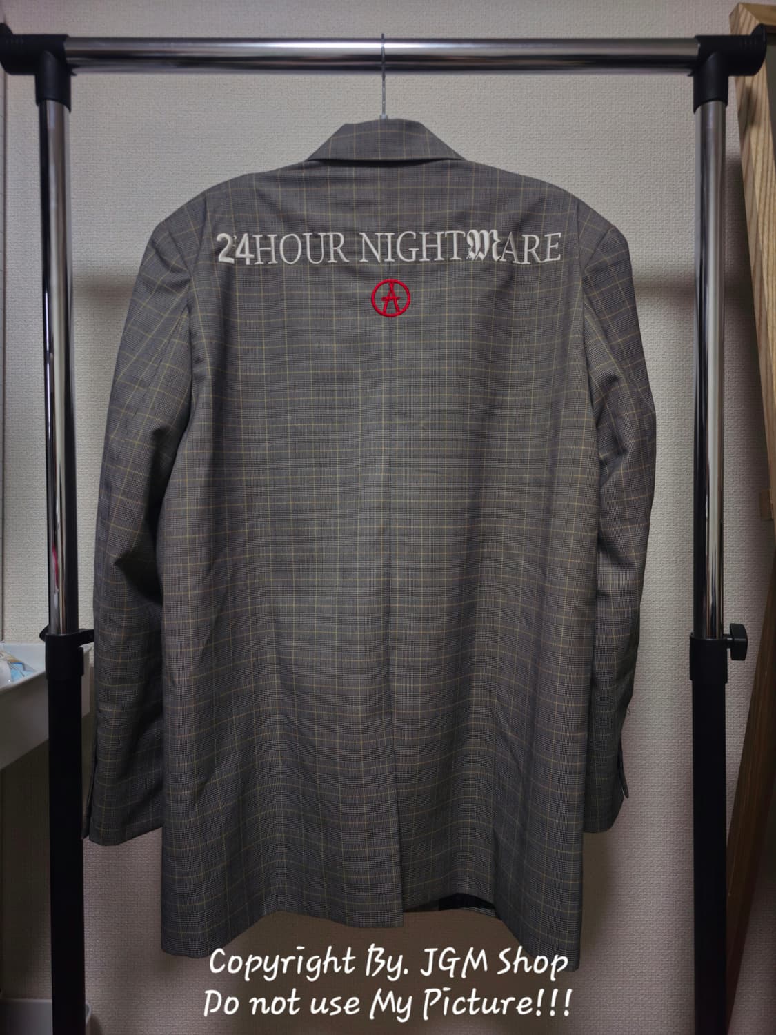 어나더유스 나이트메어 체크 수트 셋업 상품이미지3