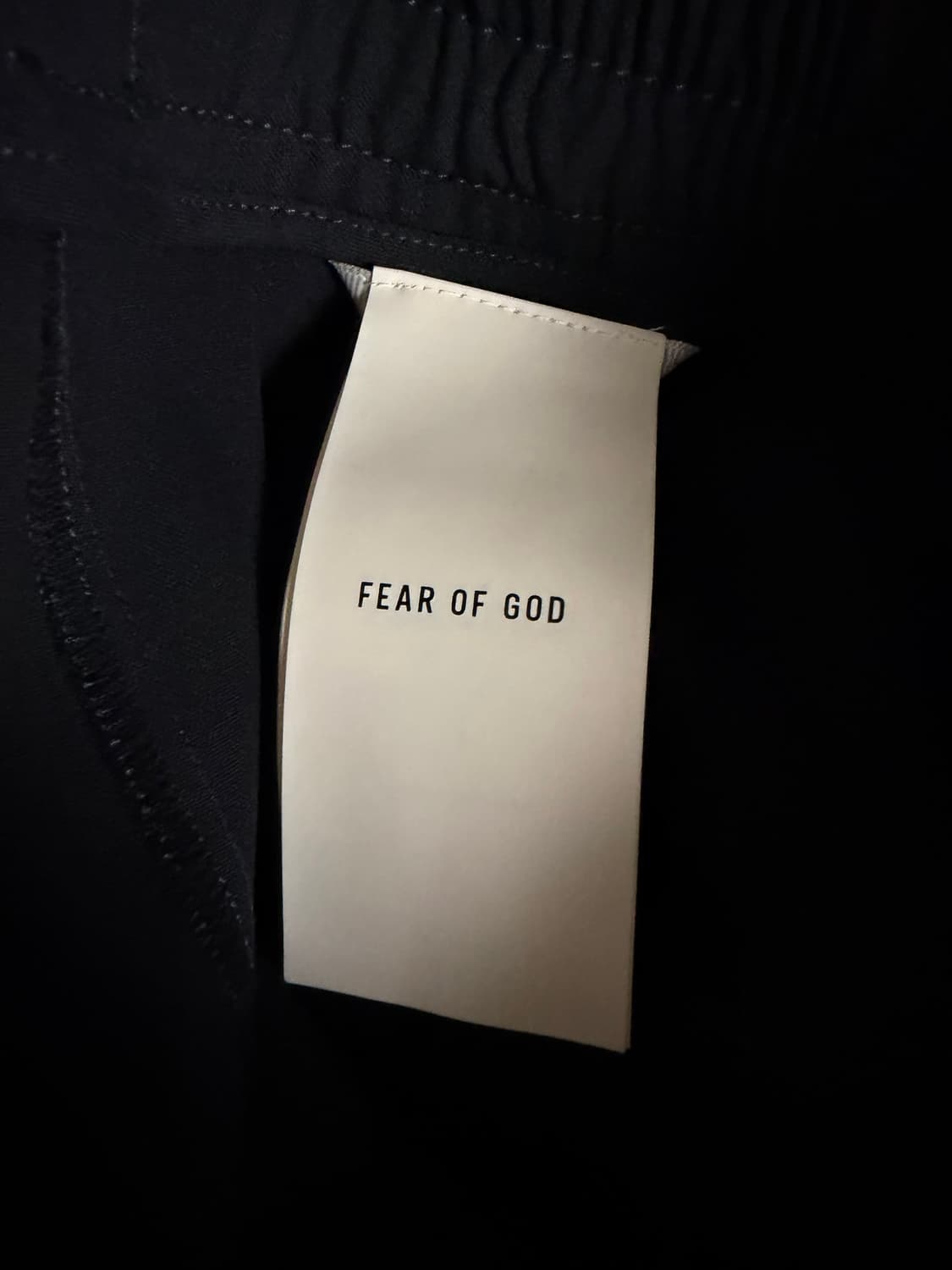 피어오브갓 25ss 옥스포드 드로우스트링 이터널 팬츠 블랙 상품이미지7