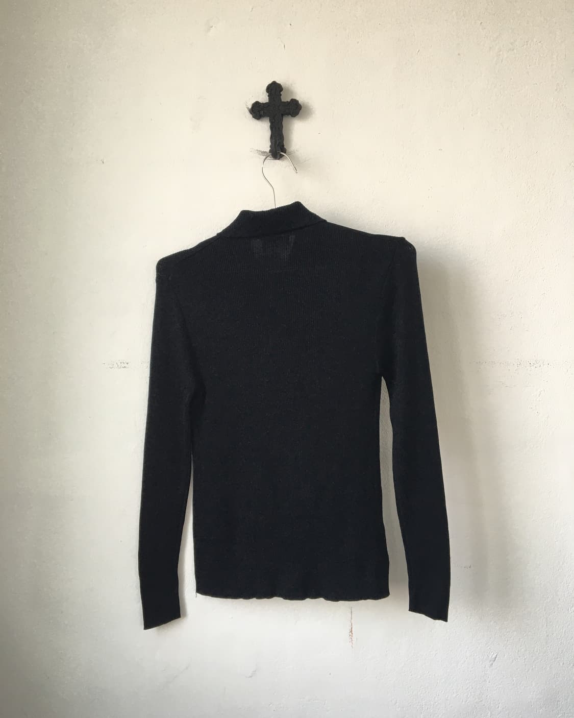 High neck knit zip up 상품이미지3