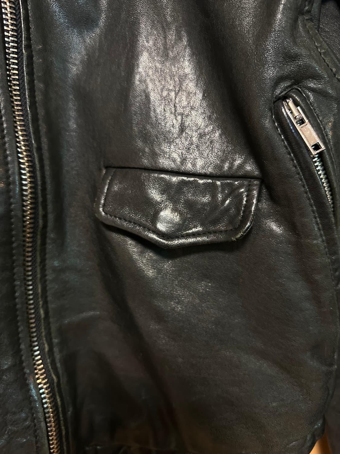 릭오웬스 레더자켓 상품이미지4