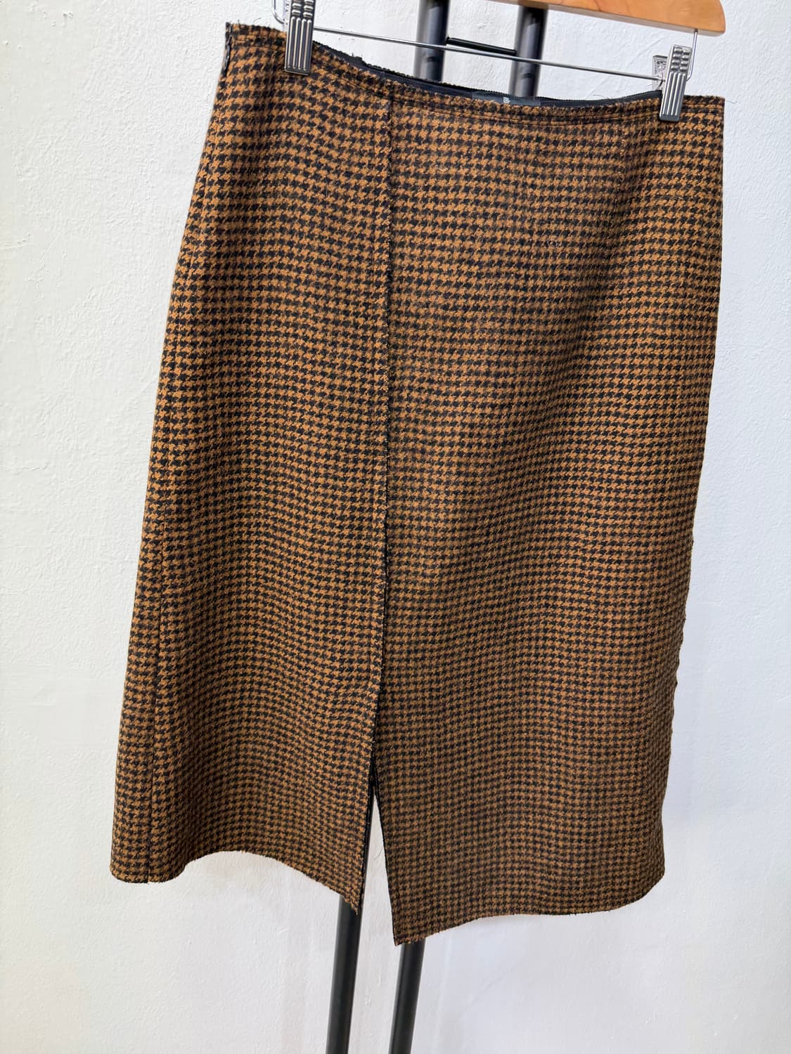 정품) 랑방 한섬 체크 롱 스커트 치마 67 상품이미지2