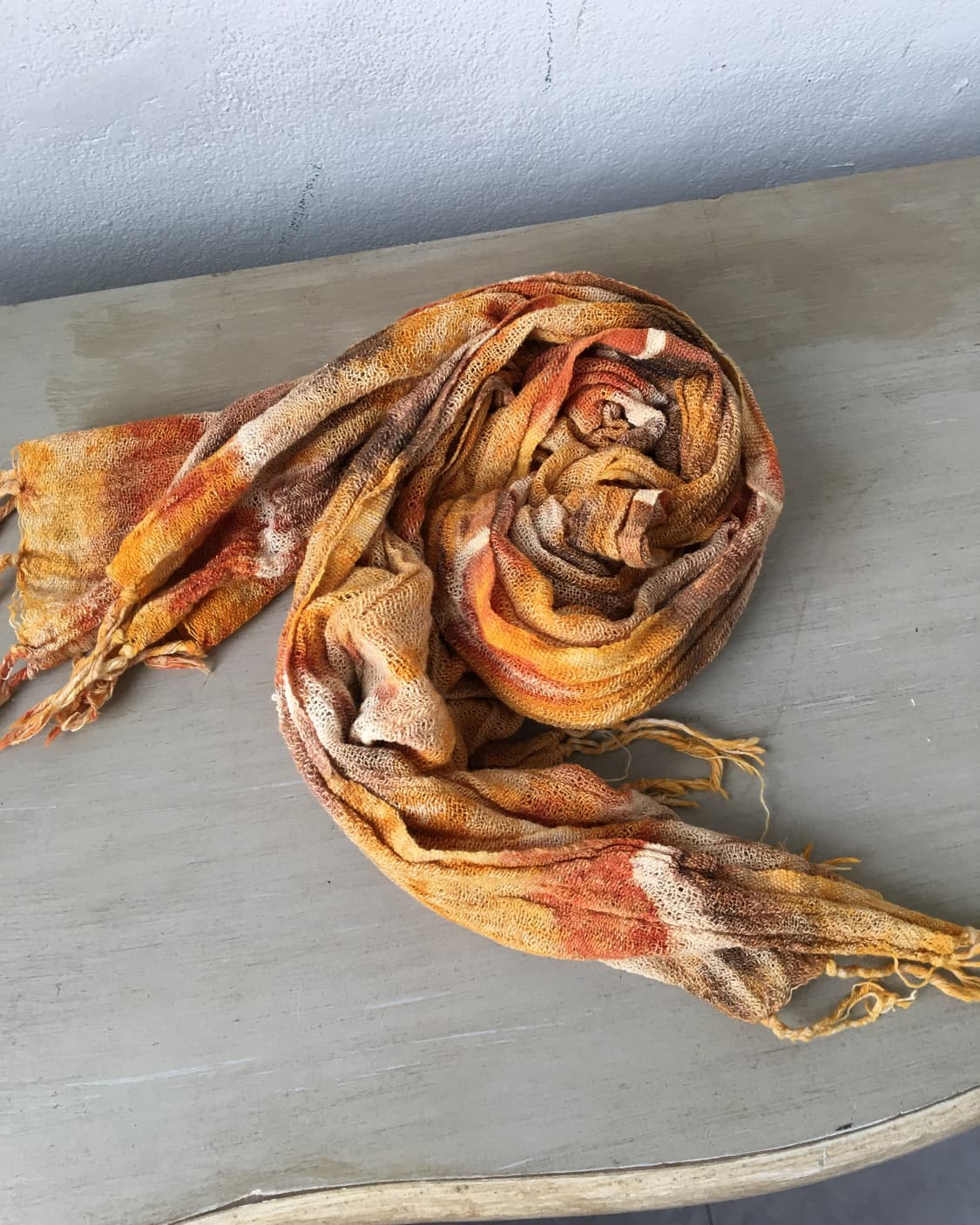 dyed shirring scarf 상품이미지6