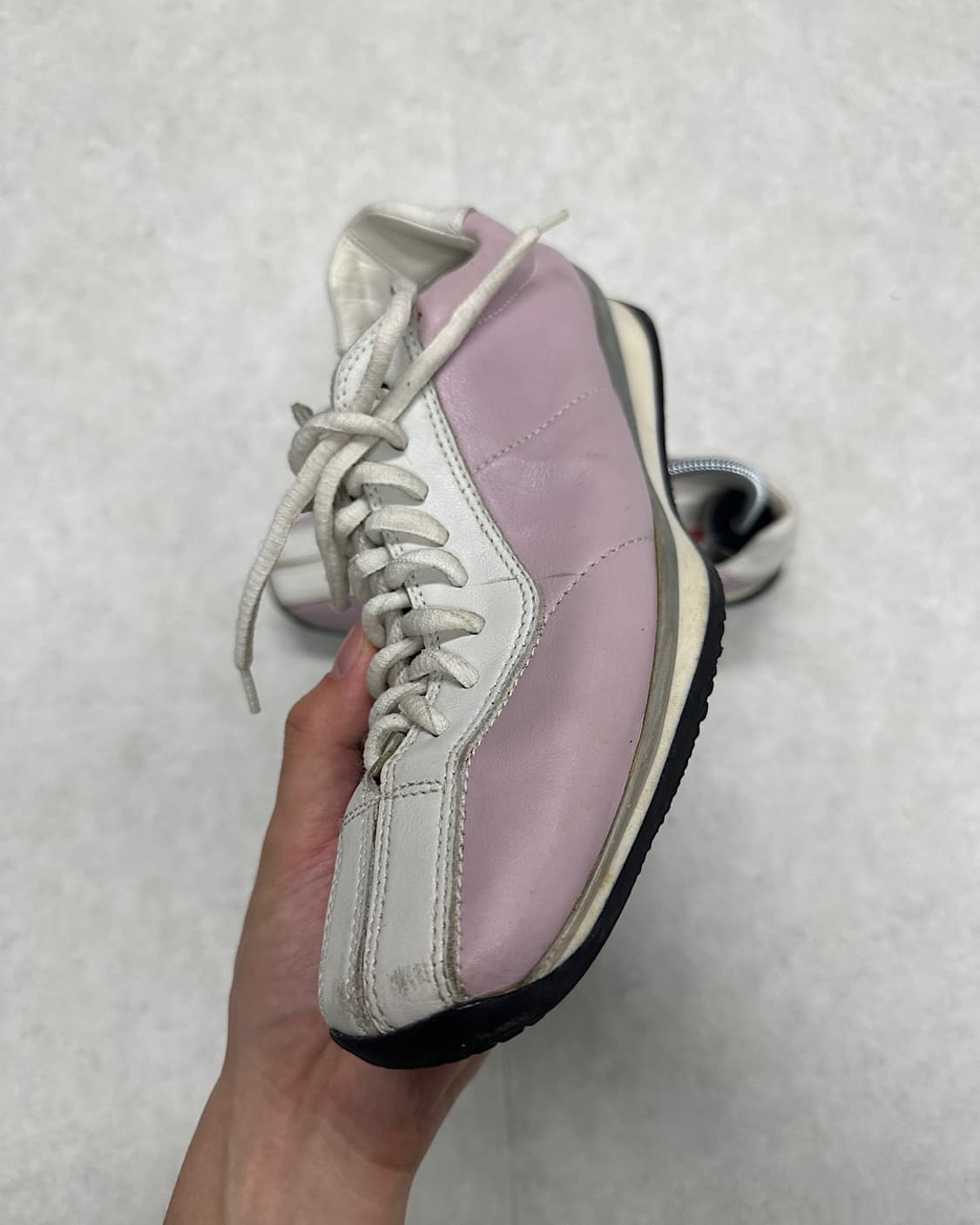 Prada pink leather shoes 상품이미지5