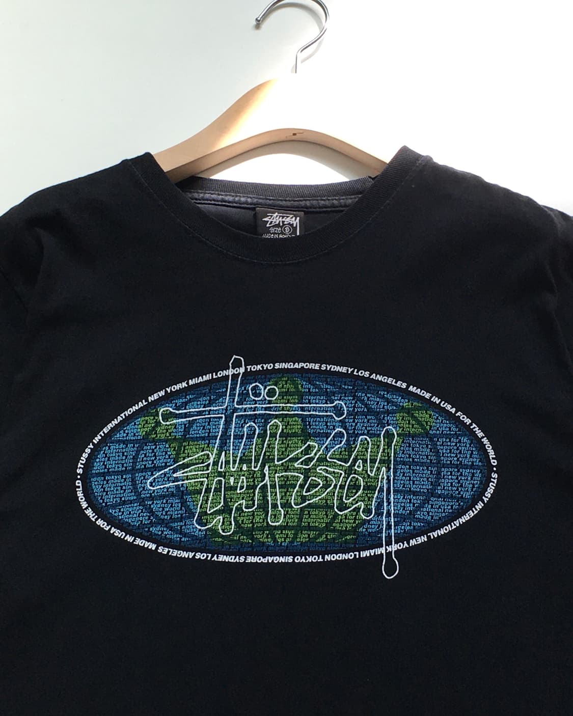 Stussy 스투시 블랙 티셔츠 상품이미지6