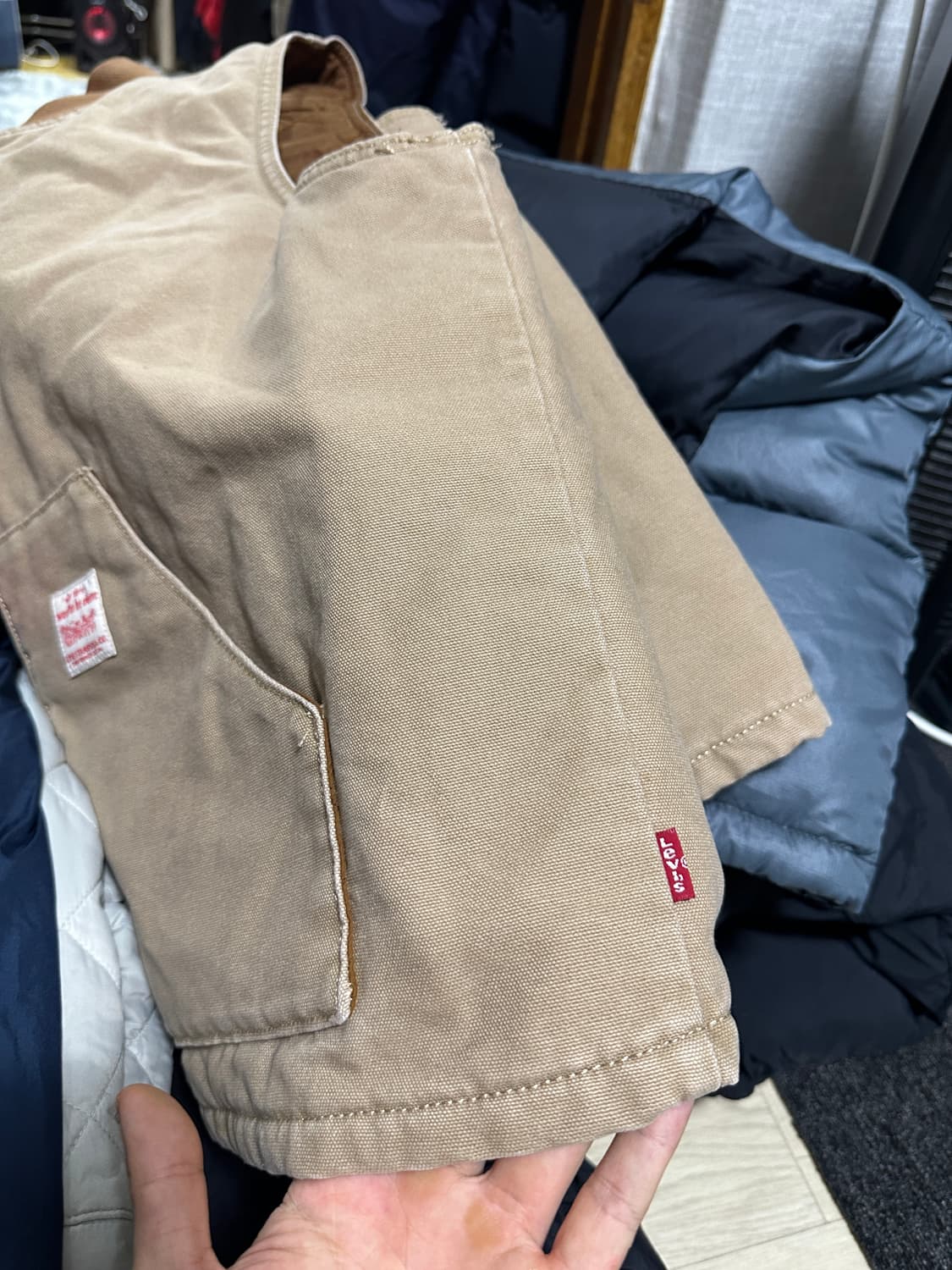 리바이스 워크 누빔 베스트 조끼 L 상품이미지4