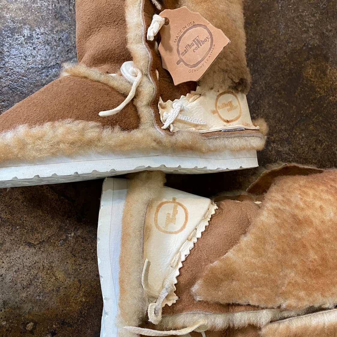 (US8) Malibu cowboy 양털 부츠 상품이미지6