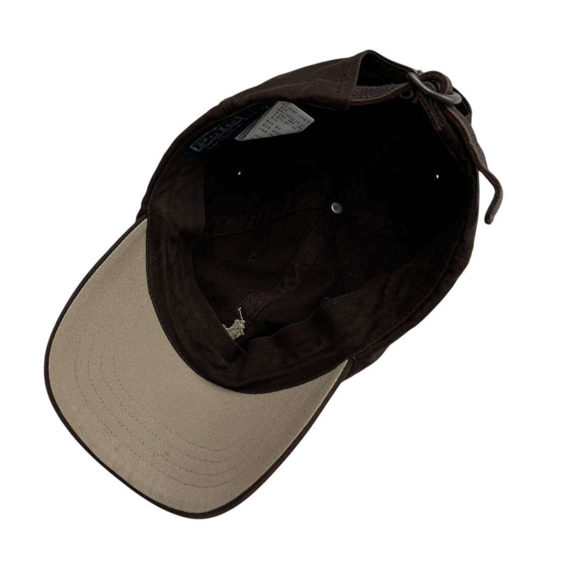 폴로 랄프로렌 베이지포니 브라운 볼캡 상품이미지8