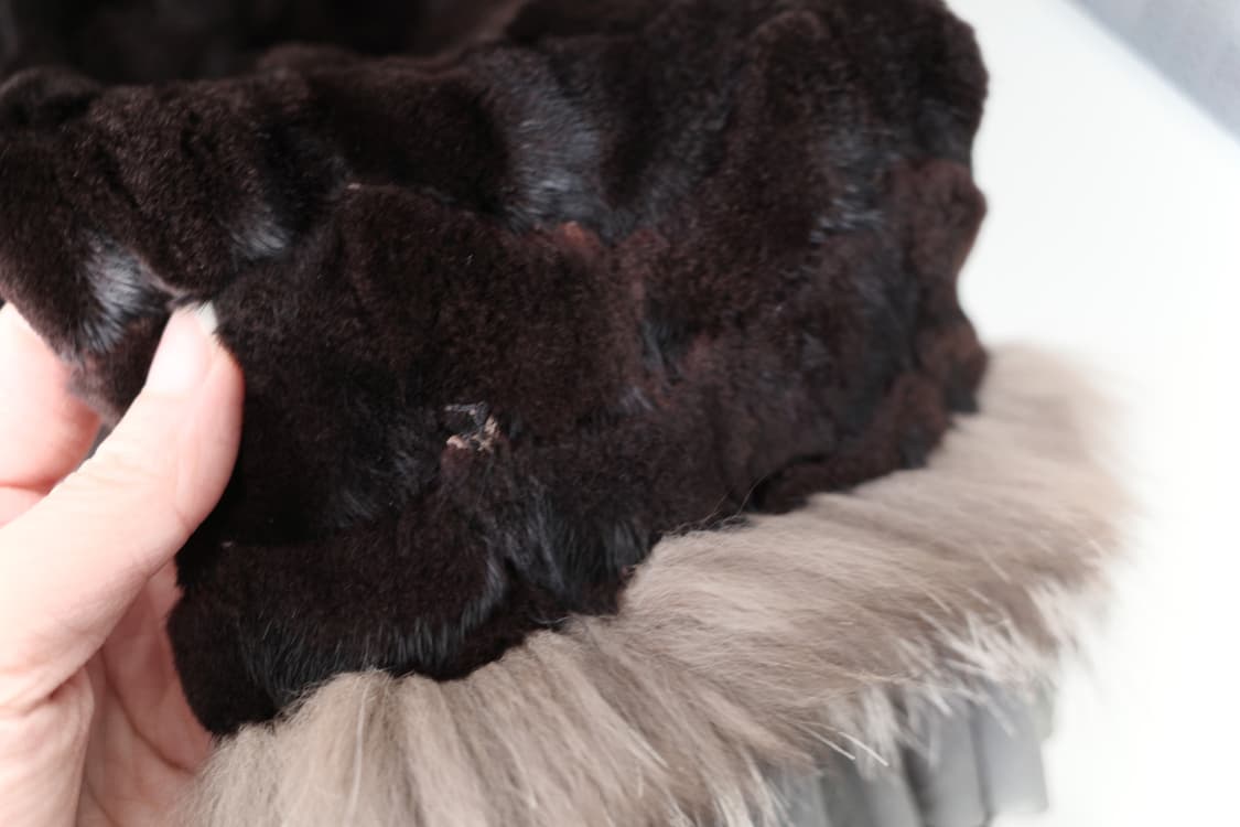 real fur frill jacket 상품이미지5